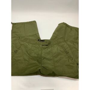 NY Khakis Nylon Capri Cargo Pant Size 14